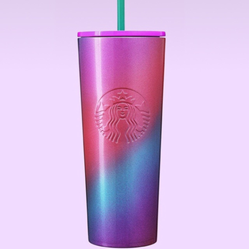 🆕 Starbucks Purple Ombre Cold Cup Tumbler